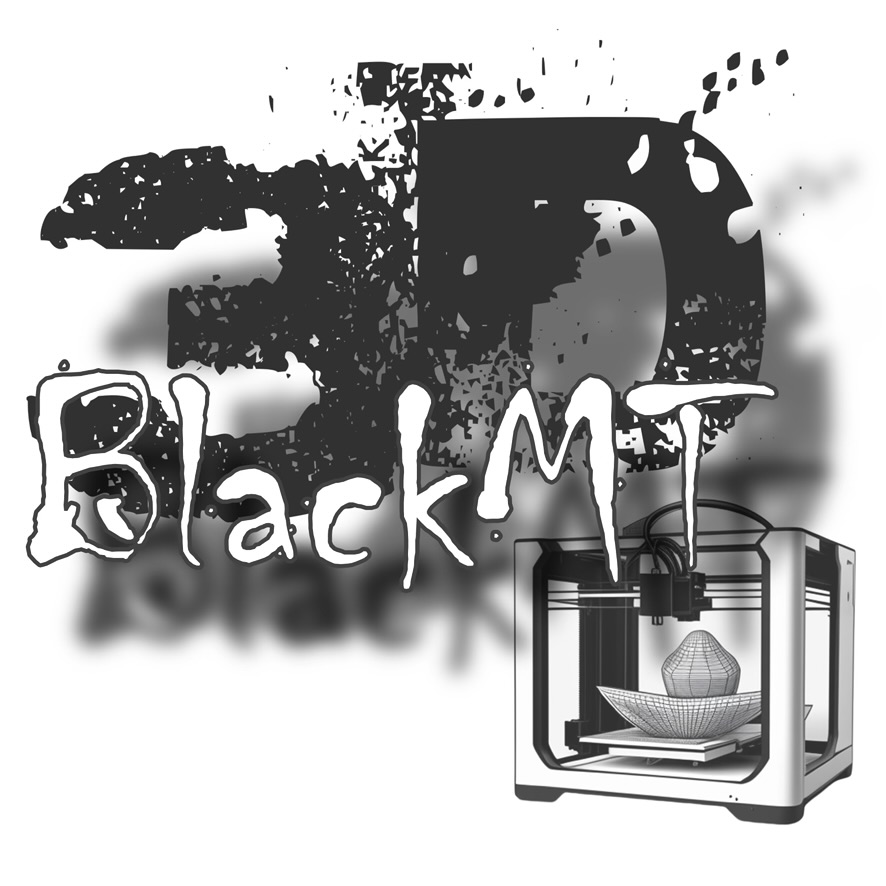 3DBlackMT Logo